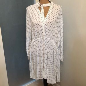 Zara polka dot dress